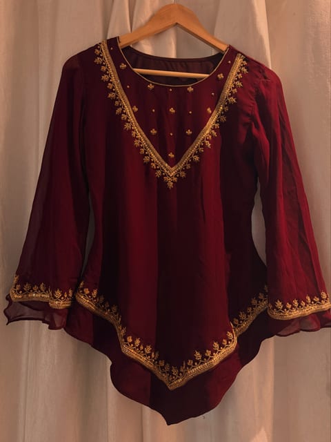 Hand-embroidered Kurti